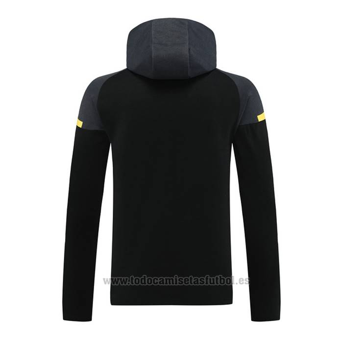 Chaqueta con Capucha del Borussia Dortmund 2024-2025 Negro